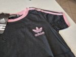 Tricou Fete Adidas Negru Roz - imagine 3